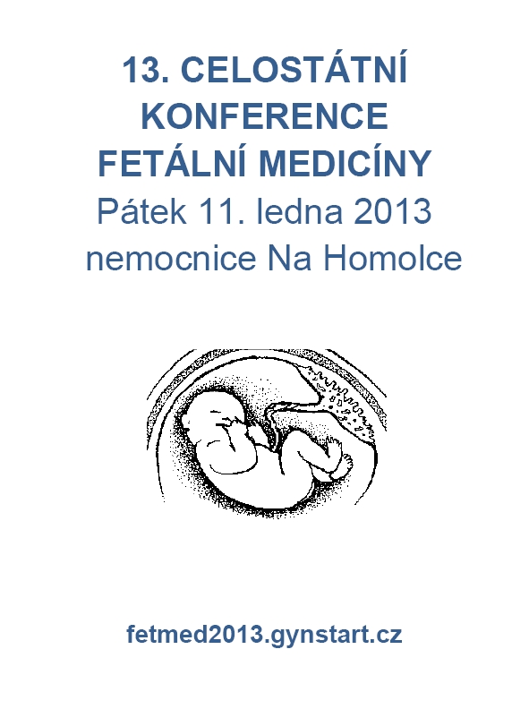 13. celosttn konference fetln medicny, Praha, 11. ledna 2013